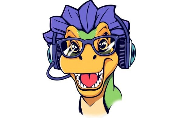 Free Retro Dino Comic PNG SVG Review