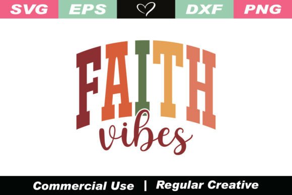 Retro Faith Vibes Christian SVG PNG Review