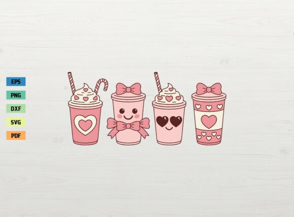 Retro Funny Valentine Coffee SVG PNG