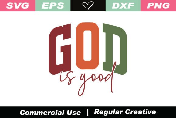 RETRO GOD is GOOD SVG PNG Review