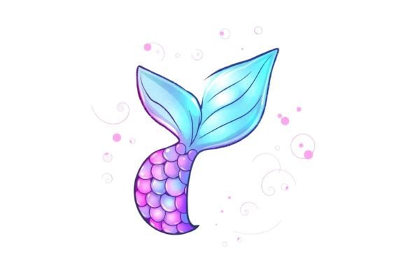 Retro Groovy Cartoon Mermaid SVG Art Review