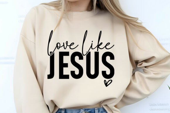 Retro Love Like Jesus SVG PNG Review