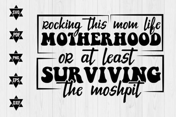 Retro Motherhood Mama Checkered SVG PNG Review