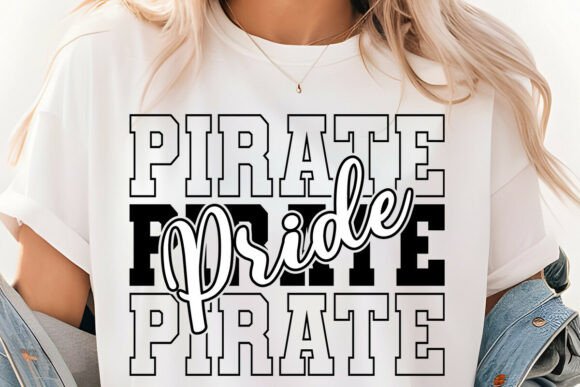 Retro Pirate Pride Varsity SVG PNG Review