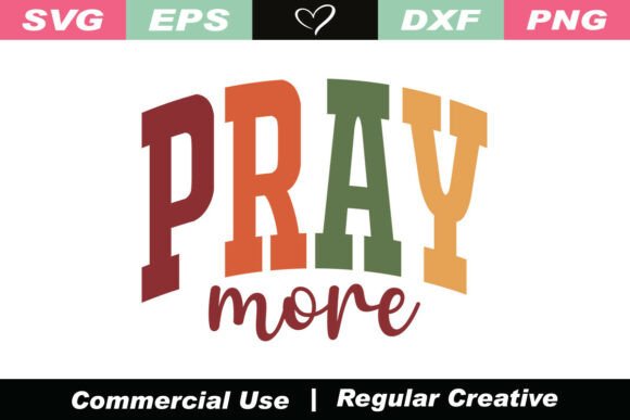 RETRO PRAY MORE CHRISTIAN SVG PNG Review