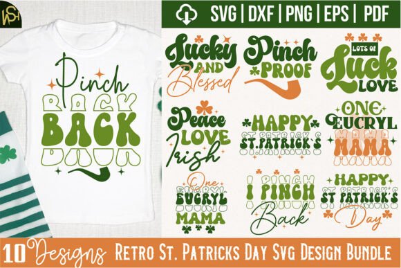 Retro St.patricks Day Svg Design Bundle Review