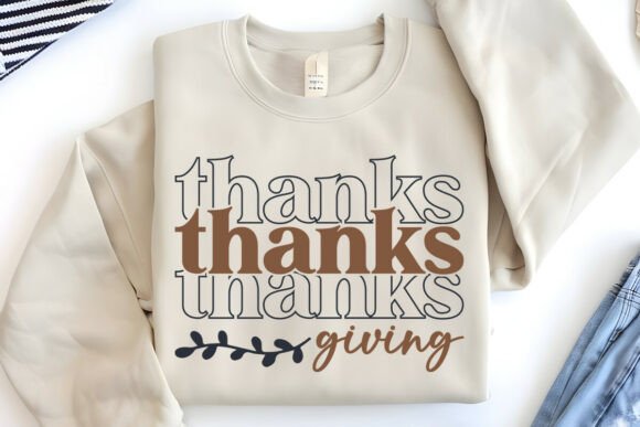 Retro Thanks Giving Design SVG PNG Review