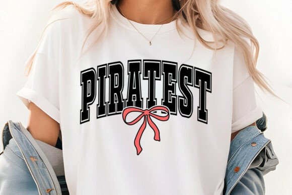Retro Varsity Coquette Pirates SVG PNG Review
